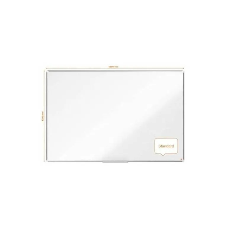 PIZARRA BLANCA NOBO PREMIUM PLUS ACERO LACADO MAGNETICA 1800X1200 MM