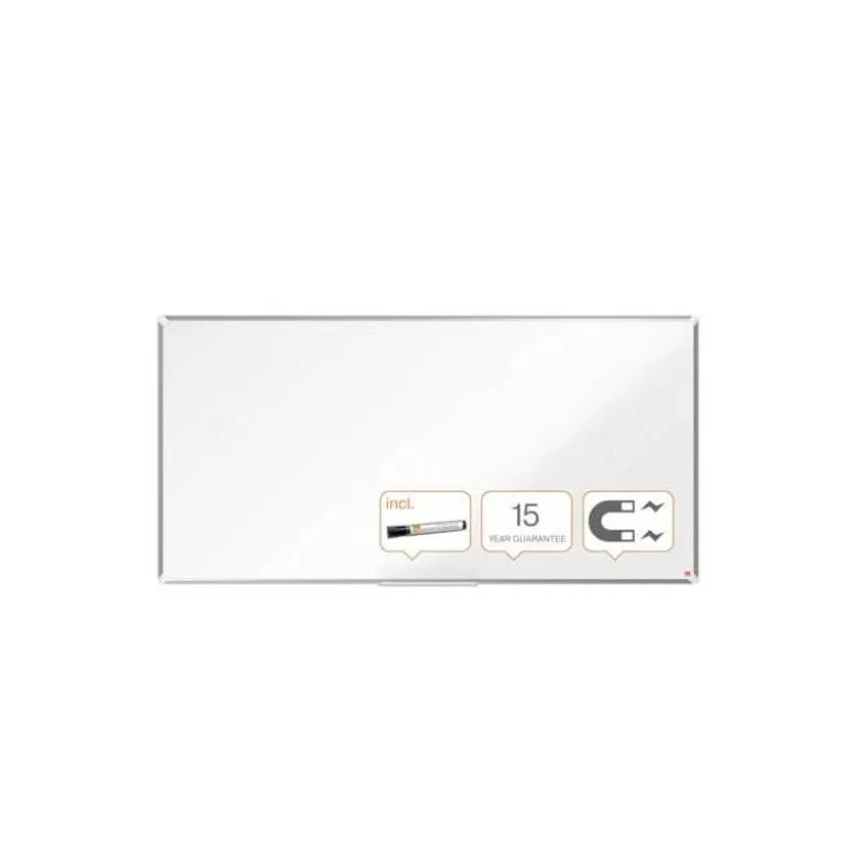 PIZARRA BLANCA NOBO PREMIUM PLUS ACERO LACADO MAGNETICA 1800X1200 MM