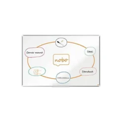 PIZARRA BLANCA NOBO PREMIUM PLUS ACERO LACADO MAGNETICA 1500X1000 MM
