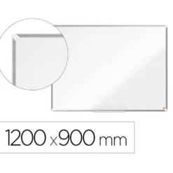 PIZARRA BLANCA NOBO PREMIUM PLUS MELAMINA MAGNETICA 1200X900 MM