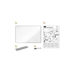PIZARRA BLANCA NOBO PREMIUM PLUS MELAMINA MAGNETICA 2000X1000 MM