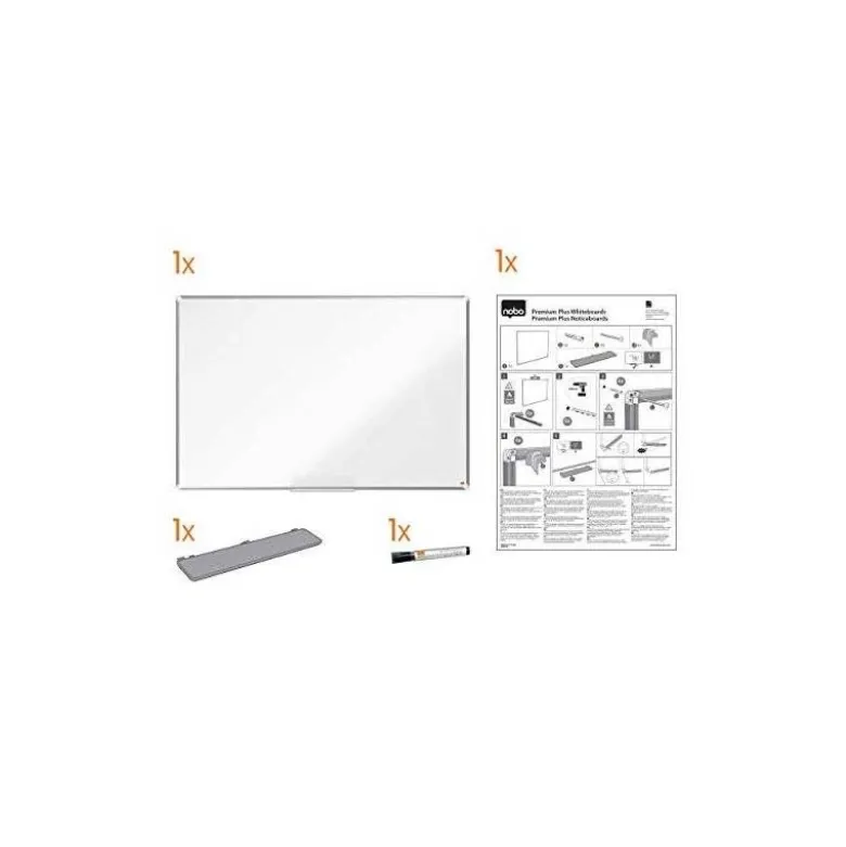PIZARRA BLANCA NOBO PREMIUM PLUS MELAMINA MAGNETICA 2000X1000 MM