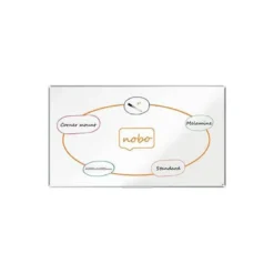 PIZARRA BLANCA NOBO PREMIUM PLUS MELAMINA MAGNETICA 2000X1000 MM