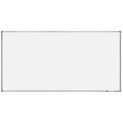 PIZARRA BLANCA ROCADA LACADA MAGNETICA MARCO ALUMINIO CON CANTONERAS 100X200 CM