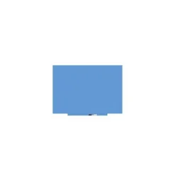 PIZARRA BLANCA ROCADA LACADA MAGNETICA MODULAR SIN MARCO COLOR AZUL 75X115 CM