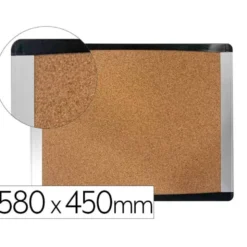 PIZARRA CORCHO BI-OFFICE INKA RECICLADO MARCO DE ALUMINIO 580X450 CM