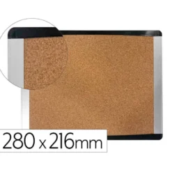 PIZARRA CORCHO BI-OFFICE INKA RECICLADO MARCO DE ALUMINIO 280X216 CM