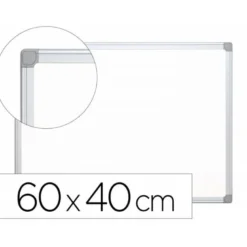 Pizarra Blanca de Melamina con marco de aluminio 60x40 Q-Connect