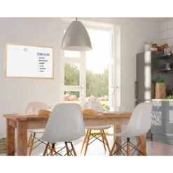 Pizarra Blanca de Melamina con marco de madera 60x40 Q-Connect