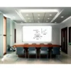 Pizarra Blanca de Melamina con marco de aluminio 180x90 Q-Connect