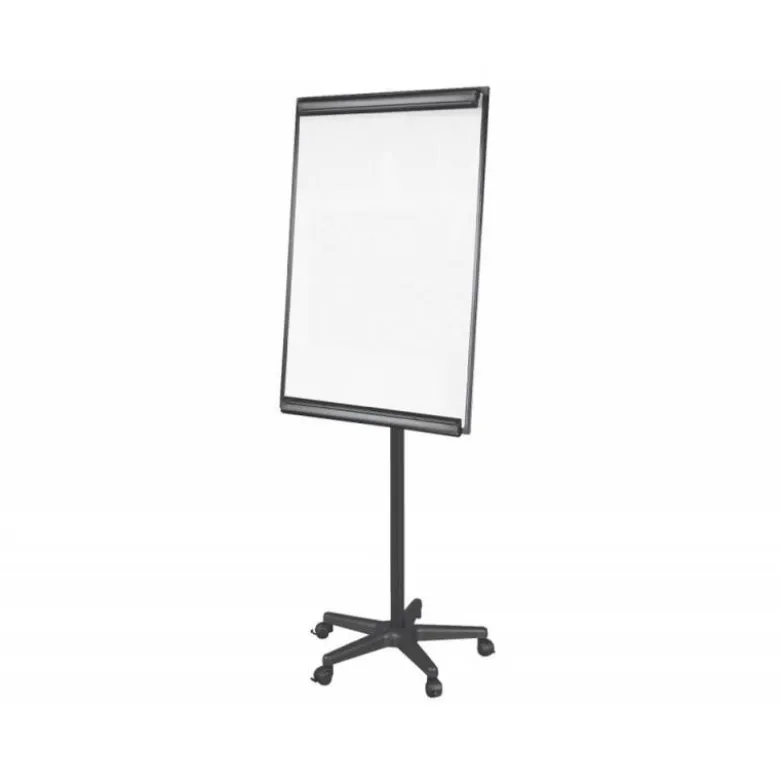 Pizarra Blanca Lacada Magnetica Movil con Ruedas 70x103 cm Q-Connect