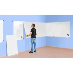 Pizarra Blanca Lacada Magnetica con Mural Ski WhiteBoard® 100x150 Rocada