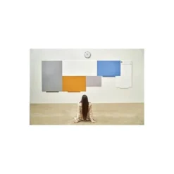 Pizarra Blanca Lacada Magnetica con Mural Ski WhiteBoard® 100x150 Rocada
