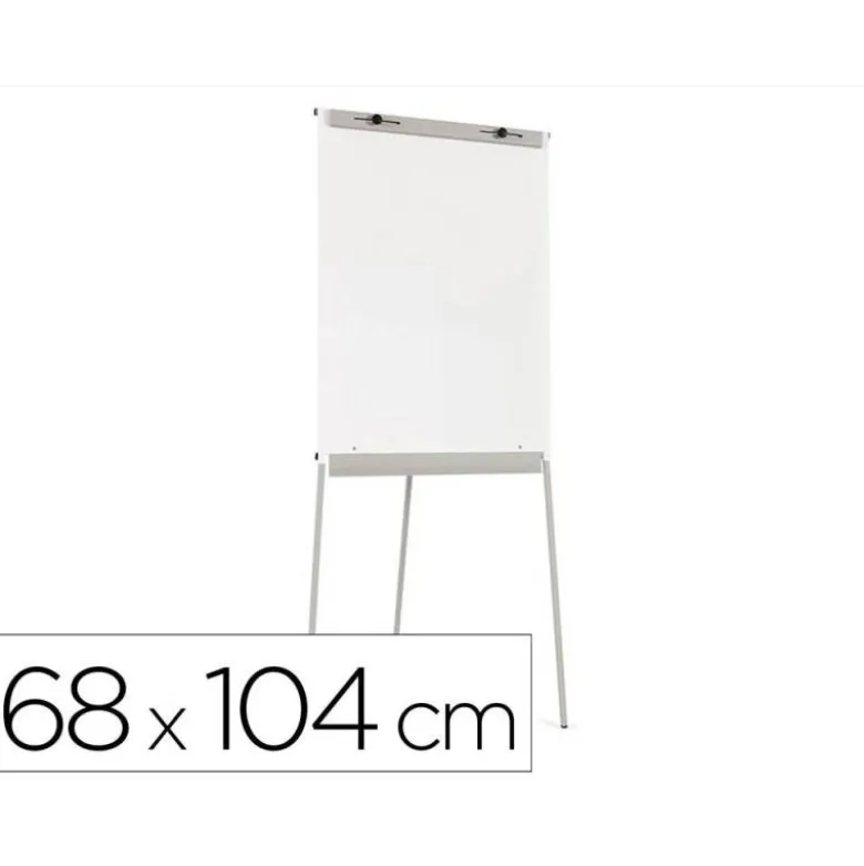 Pizarra Blanca Lacada Magnetica con Tripode 68x104 Rocada