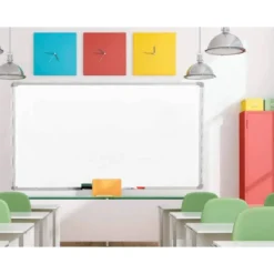 Pizarra Blanca laminada con marco de aluminio 200x100 Q-Connect