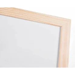 Pizarra Blanca laminada con marco de madera 90x60 Q-Connect