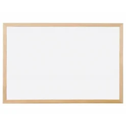 Pizarra Blanca laminada con marco de madera 150x100 Q-Connect