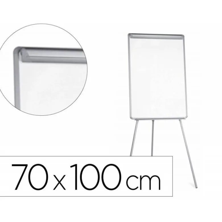 Pizarra Blanca laminada Tripode 70x100 cm Q-Connect