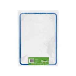 PIZARRA BLANCA LIDERPAPEL 30X42 CM MAGNETICA DOBLE CARA LISA CON ROTULADOR IMAN Y BORRADOR