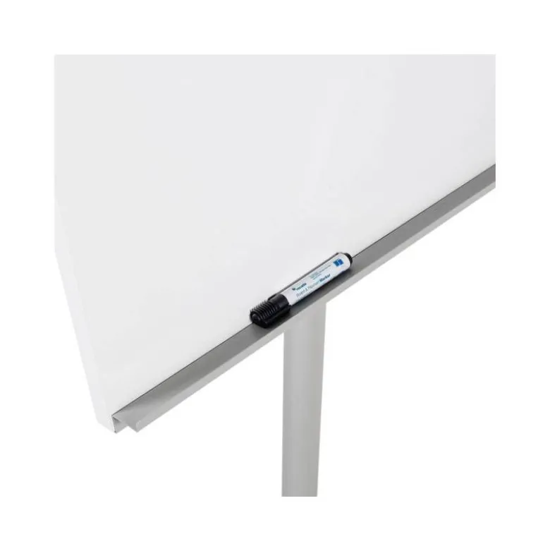 Pizarra Blanca Magnetica Movil con ruedas 68x104 cm Rocada