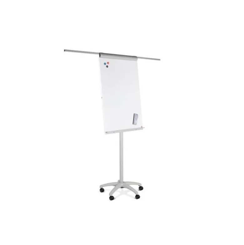 Pizarra Blanca Magnetica Movil con ruedas 68x104 cm Rocada
