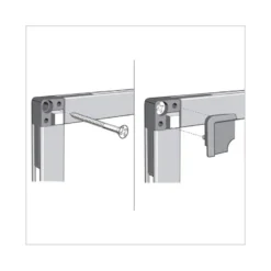 PIZARRA BLANCA NOBO ESSENCE ACERO VITRIFICADO MAGNETICA 1200X900 MM