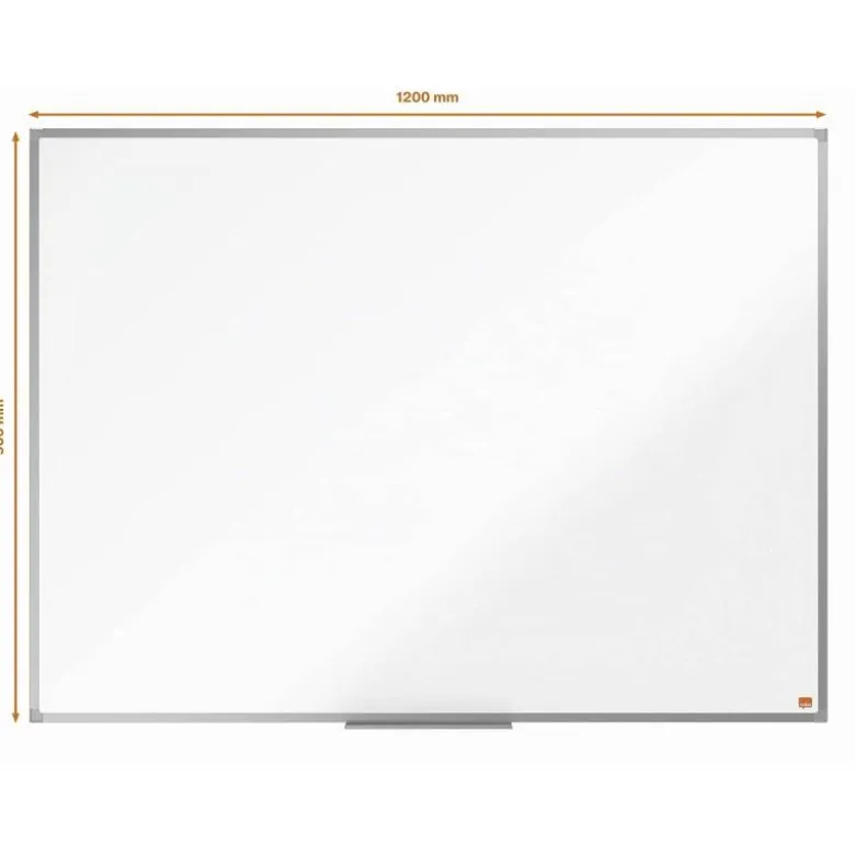 PIZARRA BLANCA NOBO ESSENCE ACERO VITRIFICADO MAGNETICA 1200X900 MM