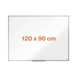 PIZARRA BLANCA NOBO ESSENCE ACERO VITRIFICADO MAGNETICA 1200X900 MM