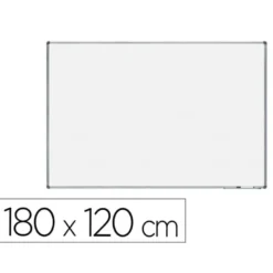 Pizarra Blanca Rocada Acero Vitrificado Magnética marco 120x180 cm