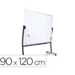 Pizarra Blanca Rocada Vitrificada soporte volteable 90x120
