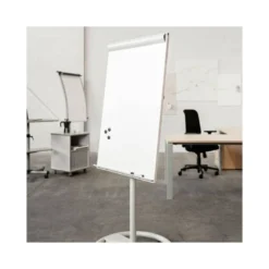 Pizarra Blanca ruedas incluye 2 brazos laterales 68x104