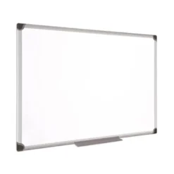 Pizarra Blanca Vitrificada Magnetica con marco de aluminio 60x45 Bi-Office
