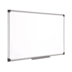 Pizarra Blanca Vitrificada Magnetica con marco de aluminio 90x60 Bi-Office