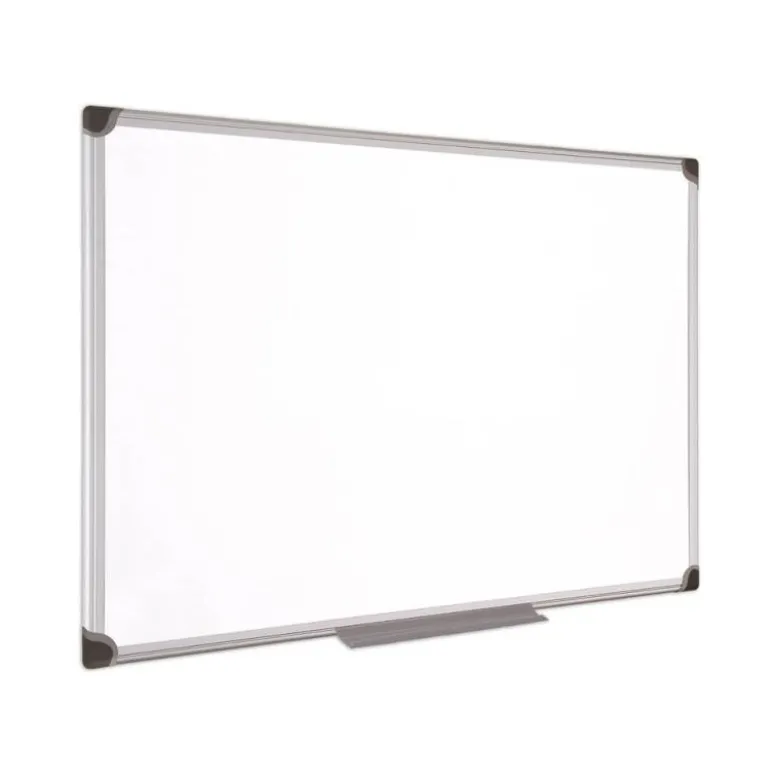 Pizarra Blanca Vitrificada Magnetica con marco de aluminio 90x60 Bi-Office