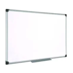Pizarra Blanca Vitrificada Magnetica con marco de aluminio 90x60 Bi-Office