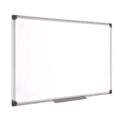 Pizarra Blanca Vitrificada Magnetica con marco de aluminio 150x100 Bi-Office