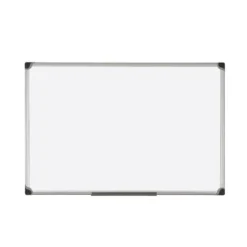 Pizarra Blanca Vitrificada Magnetica con marco de aluminio 180x90 Bi-Office