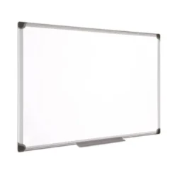 Pizarra Blanca Vitrificada Magnetica con marco de aluminio 200x100 Bi-Office