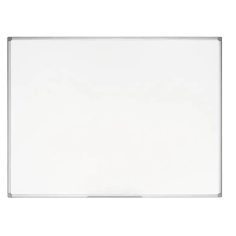 Pizarra Blanca Vitrificada Magnetica Earth-it con marco de aluminio 120x90 Bi-Office