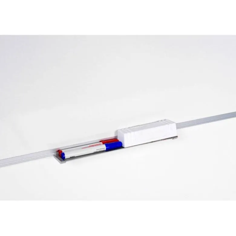 Pizarra Blanca Vitrificada Magnetica Earth-it con marco de aluminio 150x100 Bi-Office