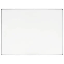 Pizarra Blanca Vitrificada Magnetica Earth-it con marco de aluminio 150x100 Bi-Office