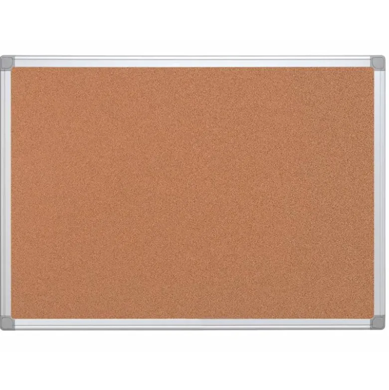 Pizarra corcho q-connect marco de aluminio 200x100 cm 5 mm