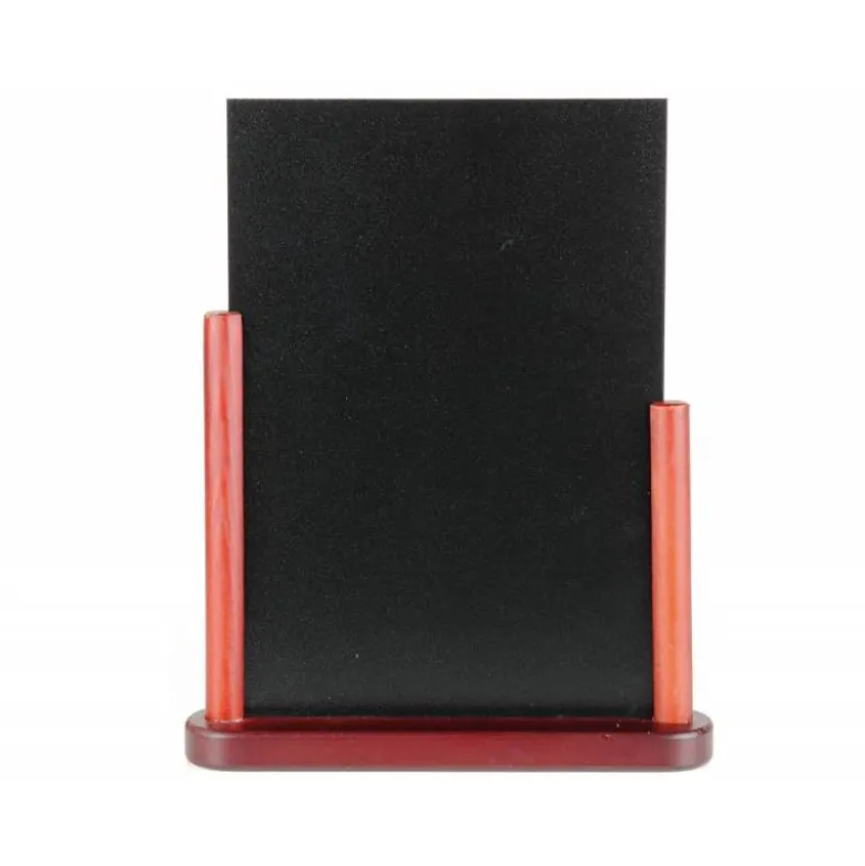 Pizarra de sobremesa Liderpapel negra de madera 21x30 cm
