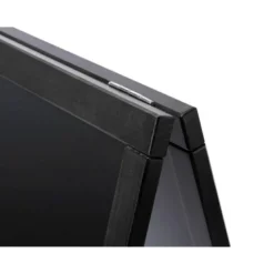 Pizarra Liderpapel negra de madera para suelo 75x135x52 cm