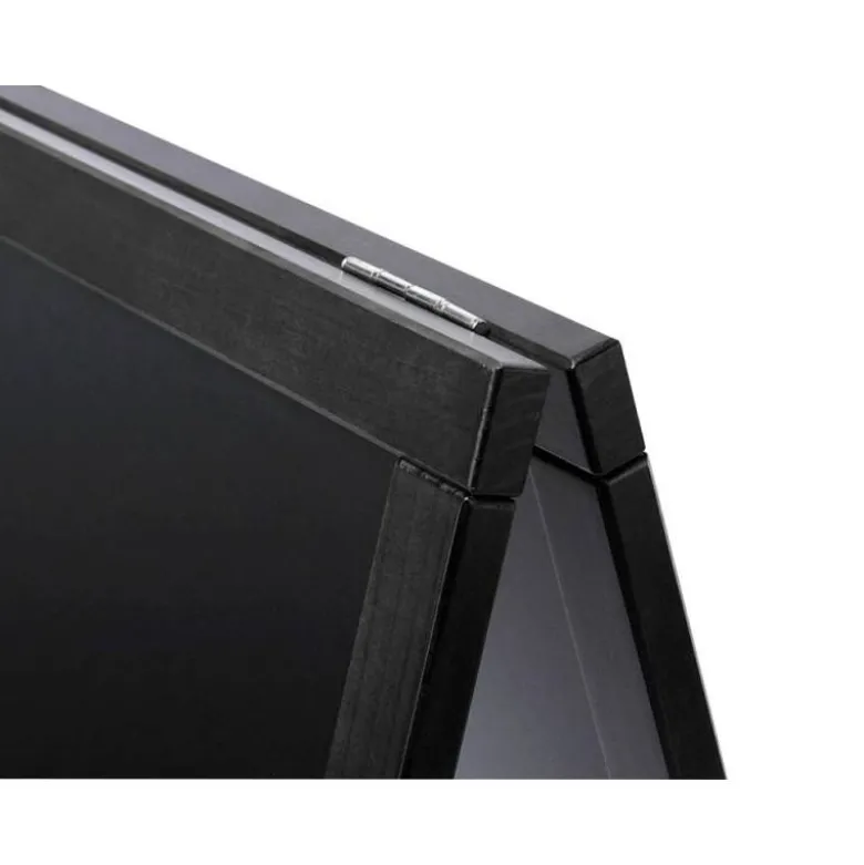 Pizarra Liderpapel negra de madera para suelo 75x135x52 cm