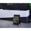 Pizarra Liderpapel negra madera para el suelo 55x85x52 cm
