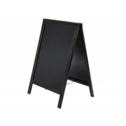 Pizarra Liderpapel negra madera para el suelo 55x85x52 cm