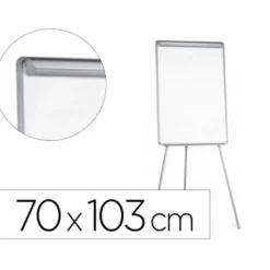 Pizarra Q-Connect trípode marco de aluminio 70x103 cm