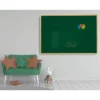 Pizarra Q-Connect verde marco de madera 120x90 cm