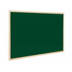 Pizarra Q-Connect verde marco de madera 120x90 cm
